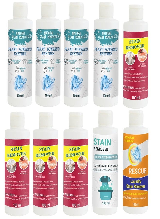 TOOVUS Stain Remover Combo Pack of Shirt (Pack of 4), Red (Pack of 4), Doll and Orange Stain Remover | Multi-Surface Cleaning Solution for Clothes, Fabrics, Upholstery (100 g Each) - Image 1